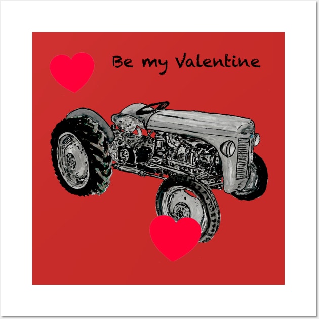 I love my Valentine Boyfriend Wall Art by Coppack